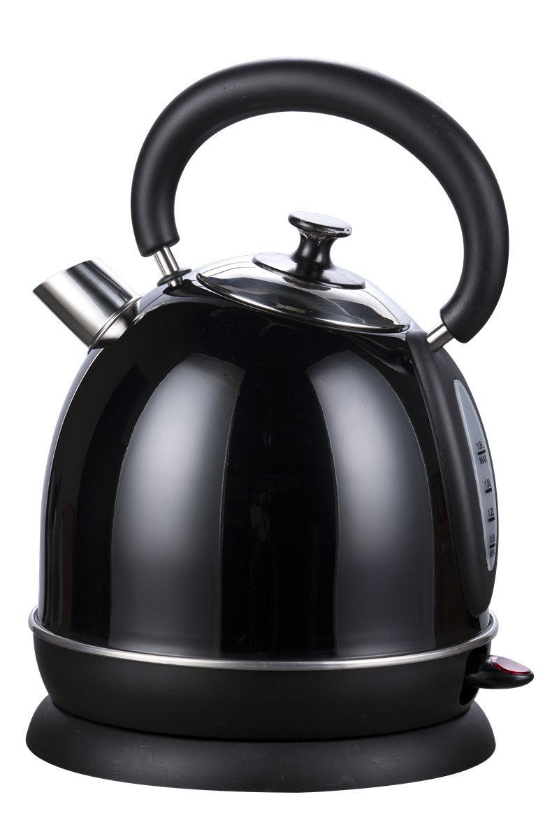 Bouilloire en acier inoxydable noir