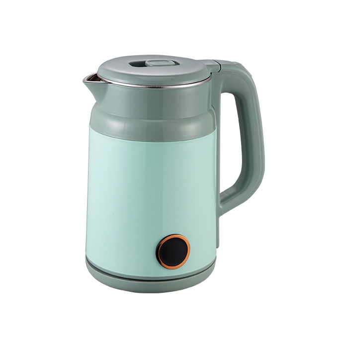 light green double wall kettle